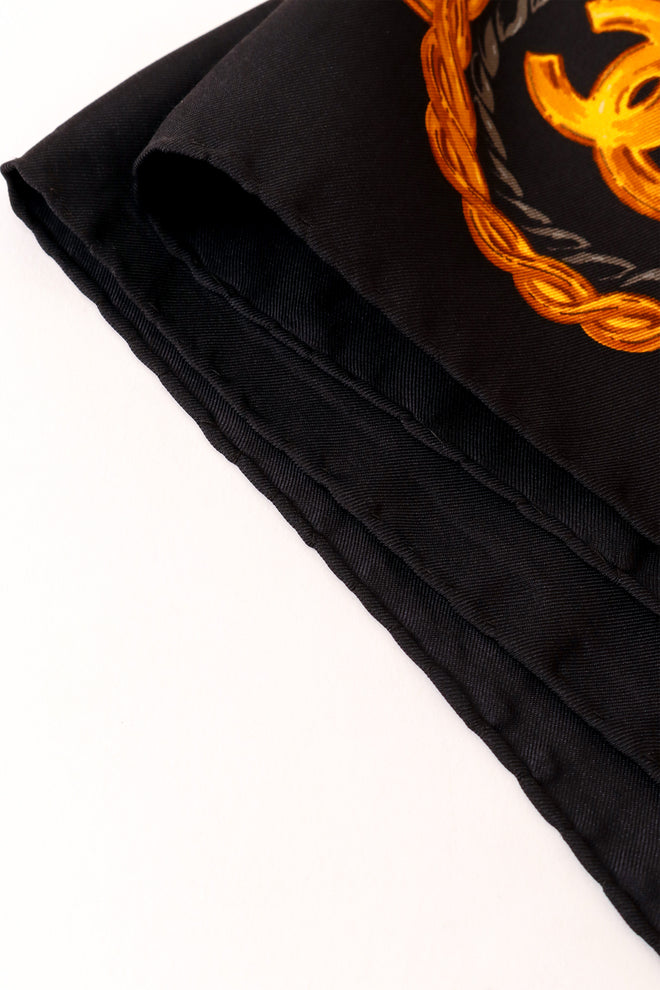 silk scarf by Chanel hems @ Recess LA