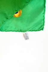 Vintage Celine Equestrian Stirrup Silk Scarf care label @recess la