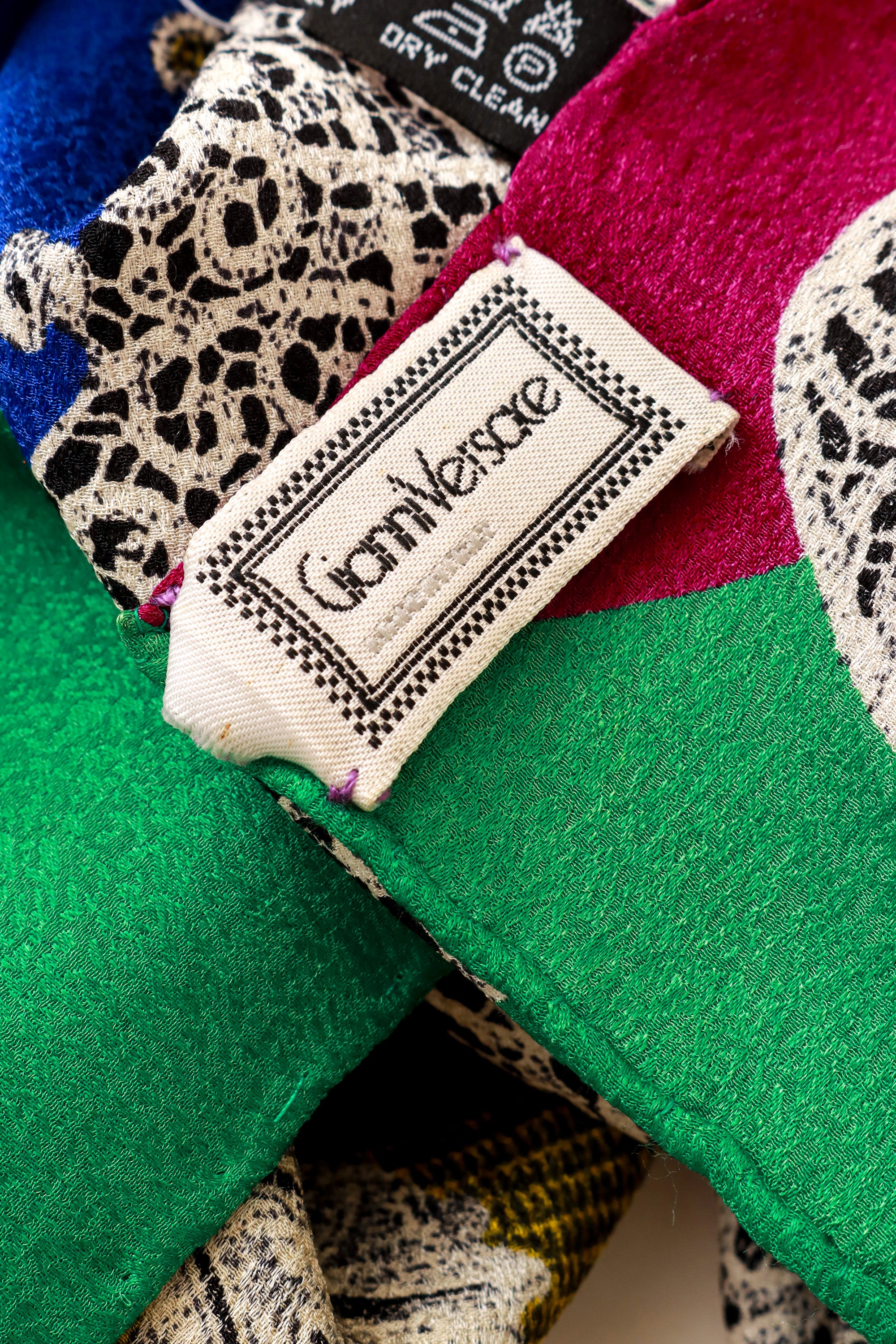 silk scarf by Gianni Versace label @ Recess LA