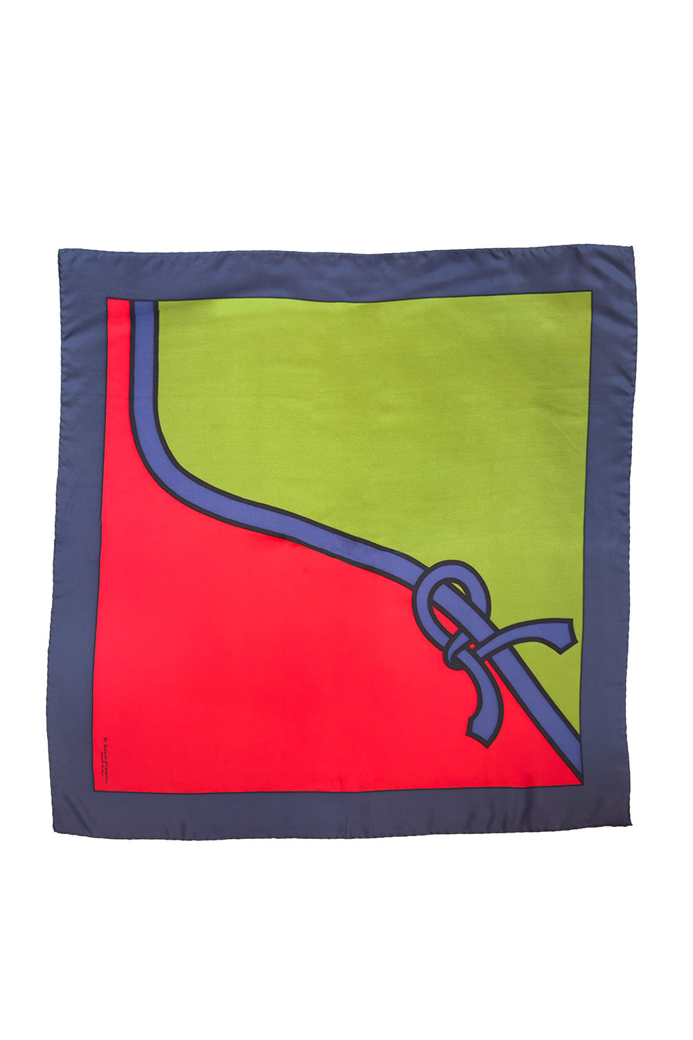 Vintage Roberta di Camerino Colorblock Logo Scarf @recess la