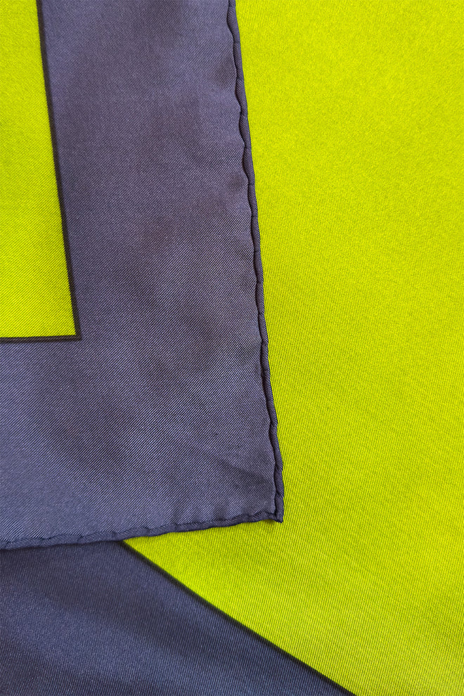 Vintage Roberta di Camerino Colorblock Logo Scarf wear @recess la
