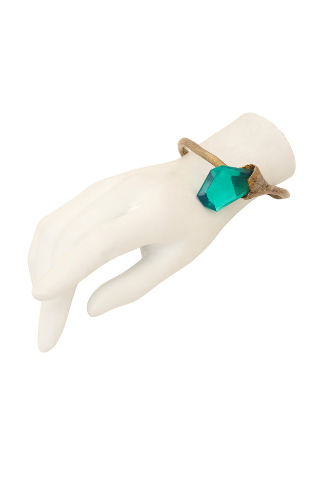  Branch Leaf Crystal Bracelet by Oczaio Paris on mannequin @ Recess LA