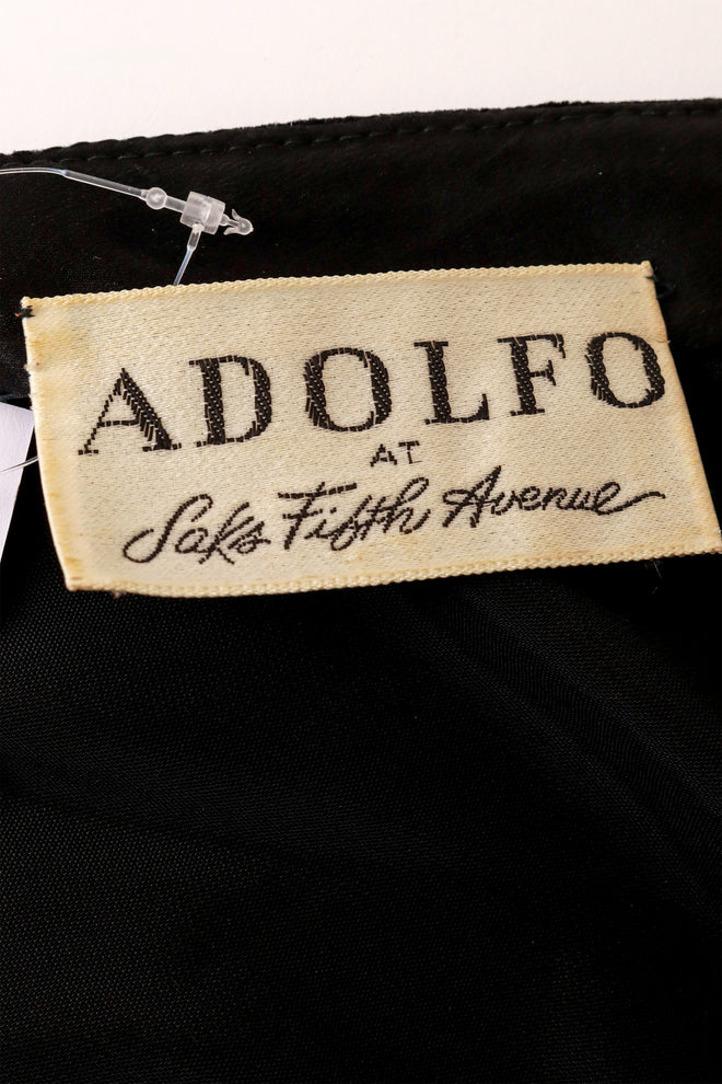 Velvet Bow Dress by Adolfo label @ Recess LA