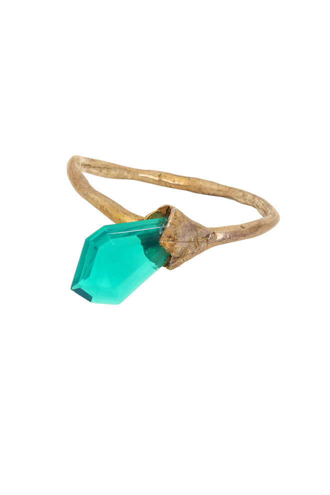  Branch Leaf Crystal Bracelet by Oczaio Paris @ Recess LA