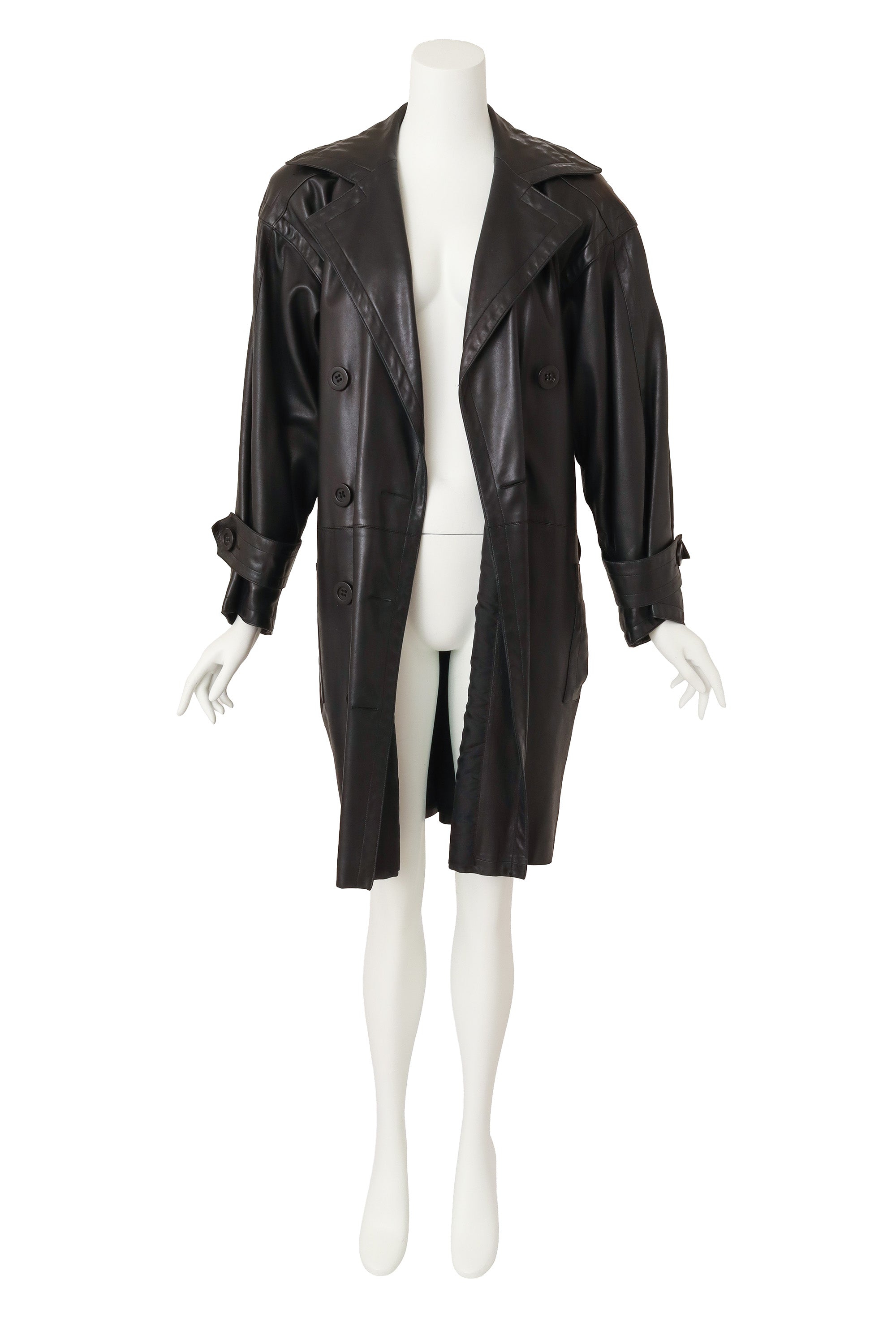 trench coat by Saint Laurent on mannequin open @ Recess LA