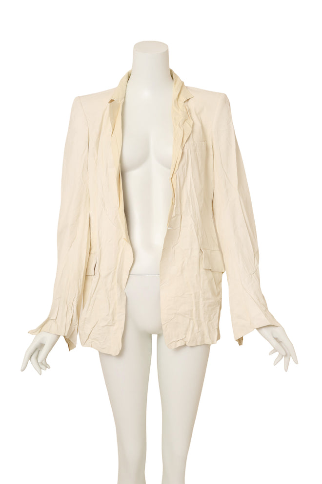 Rick Owens Raw Edge Leather Blazer opened @ Recess LA