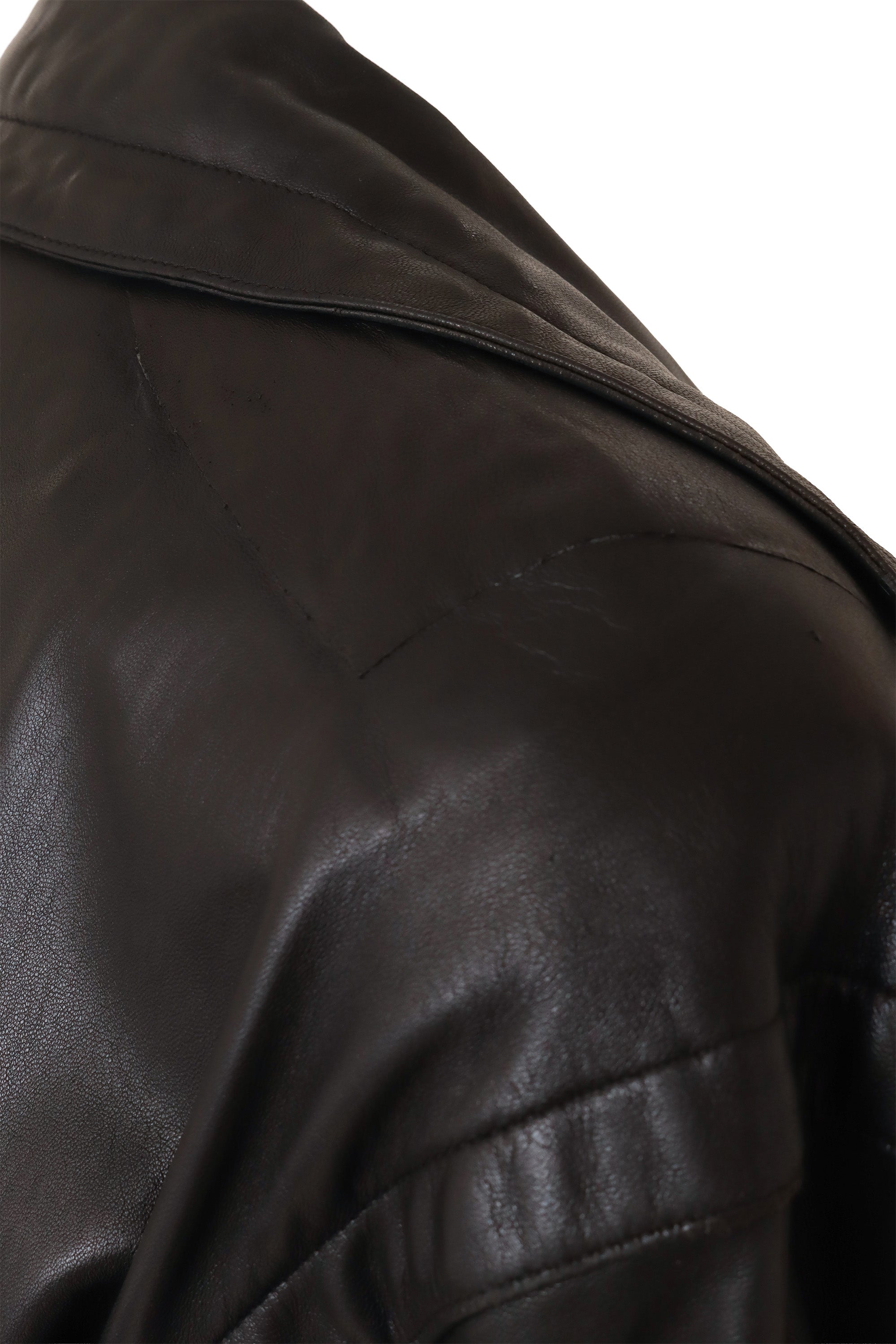 trench coat by Saint Laurent shoulder scratch @ Recess LA