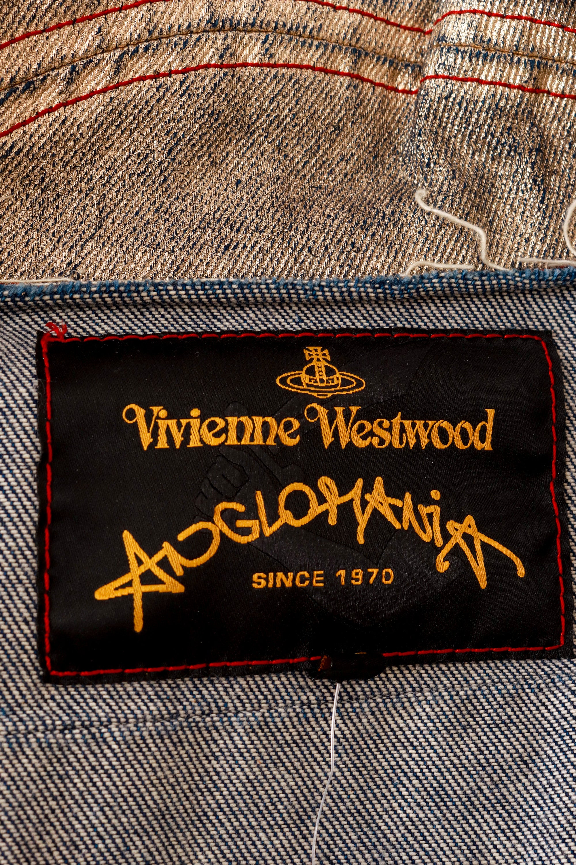 Metallic Denim Jacket by Vivienne Westwood label @ Recess LA