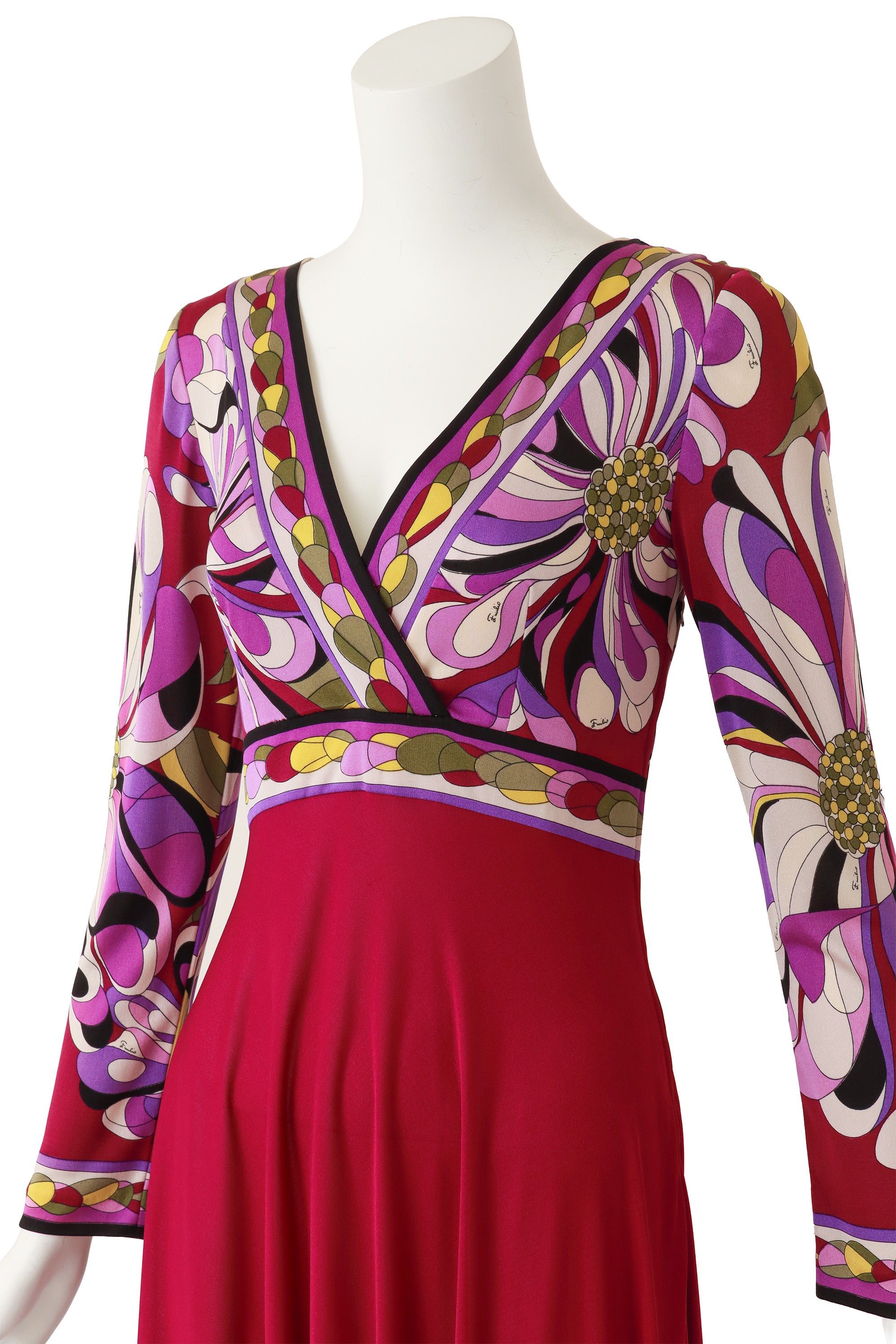 Empire Waist Dress by Emilio Pucci on mannequin close @ Recess LA