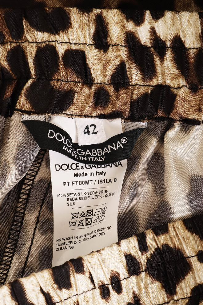 Dolce & Gabbana Pajamas, Eyemask & Slipper Set pants label @ Recess LA