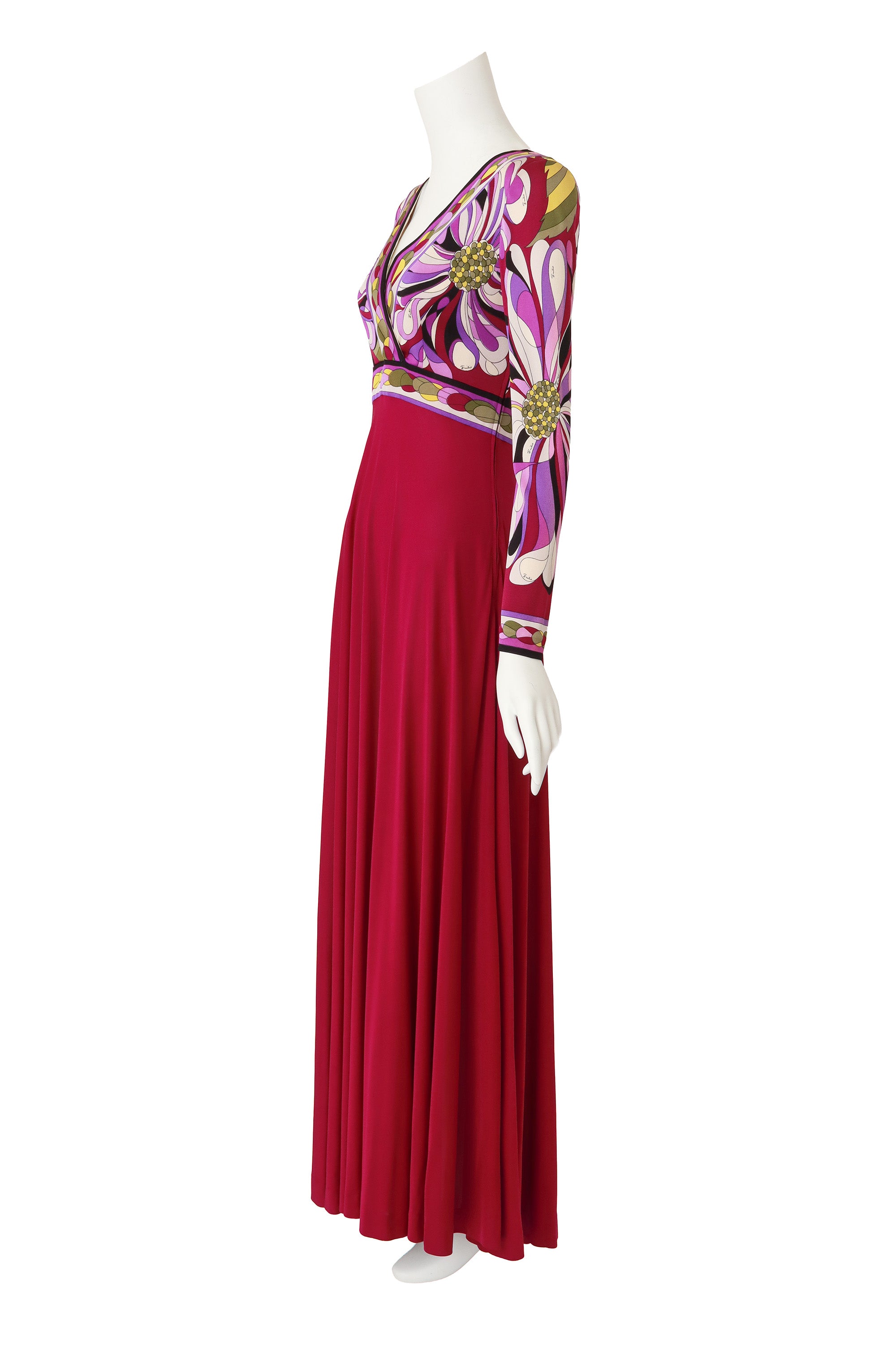 Empire Waist Dress by Emilio Pucci on mannequin side @ Recess LA
