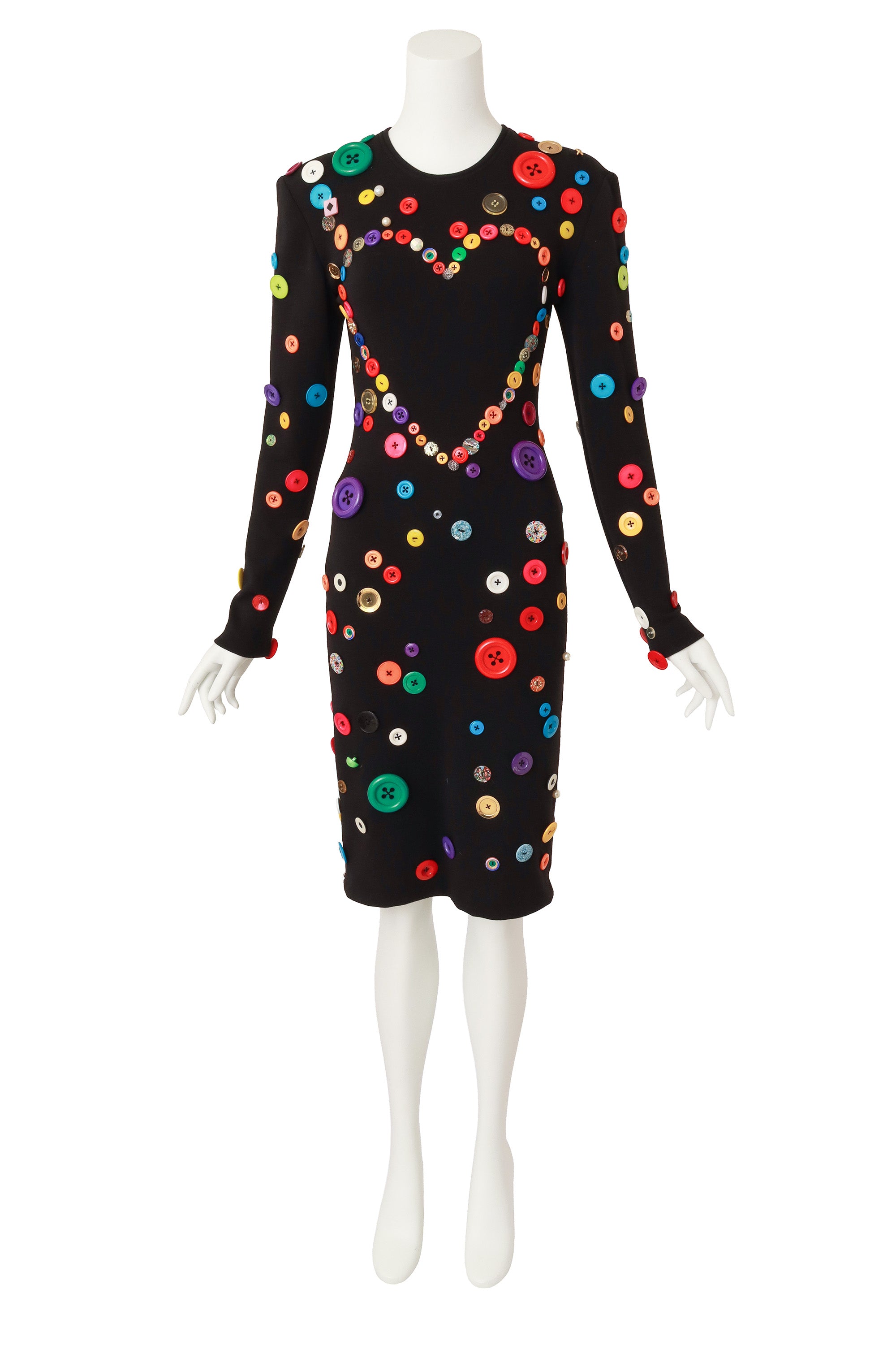 button dress by Patrick Kelly on mannequin @ Recess LA