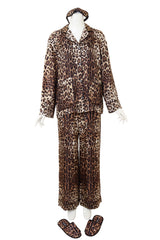Dolce & Gabbana Pajamas, Eyemask & Slipper Set on mannequin @ Recess LA
