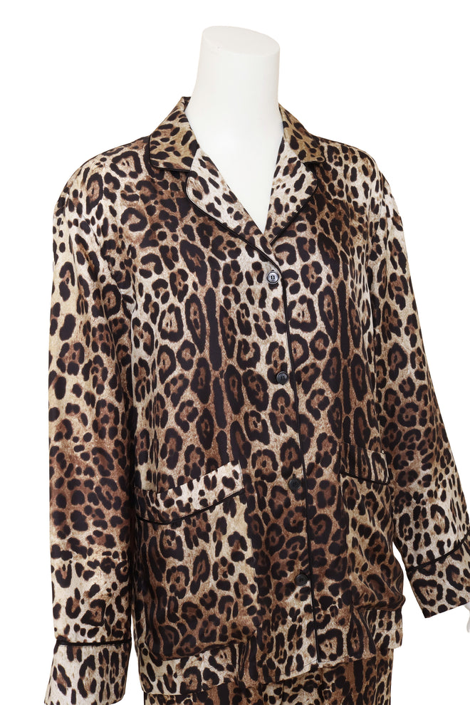 Dolce & Gabbana Pajama top on mannequin close @ Recess LA