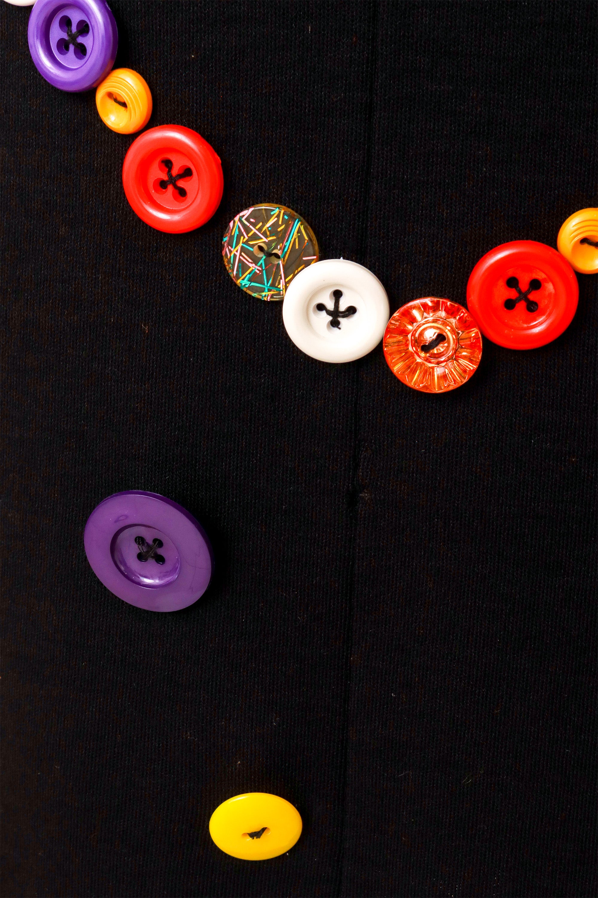 button dress by Patrick Kelly  missing button 2  @ Recess LA