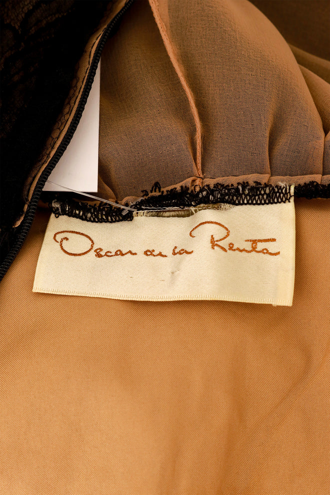 Lace Sweetheart Gown by Oscar de la Renta label @ Recess LA