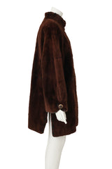 fur coat by Zuki on mannequin side @ Recess LA