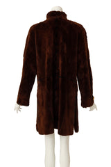 fur coat by Zuki on mannequin back @ Recess LA