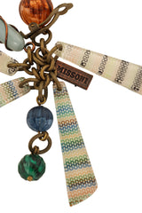 Lucite Knit Print Cluster Earrings by Missoni cartouche @ Recess LA