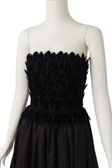 strapless dress by Adele Simpson on mannequin close @ Recess LA
