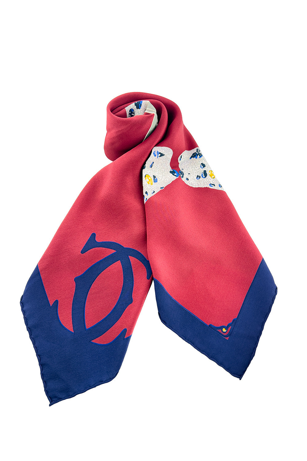 Vintage Cartier Panther Bracelet Silk Scarf wrapped @recess la