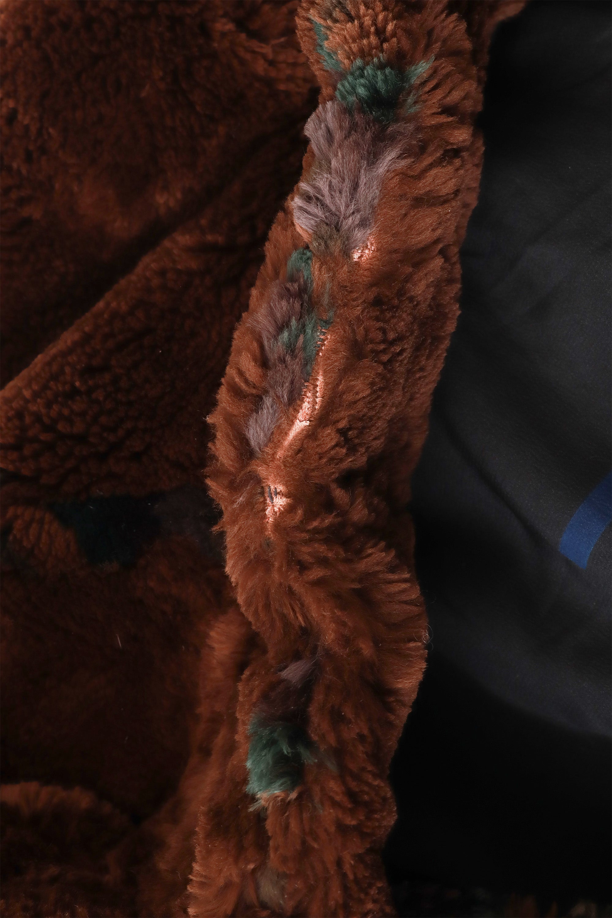 fur coat by Zuki neck scuff @ Recess LA