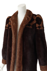 Fur jacket by Buffums furs on mannequin close @ Recess LA