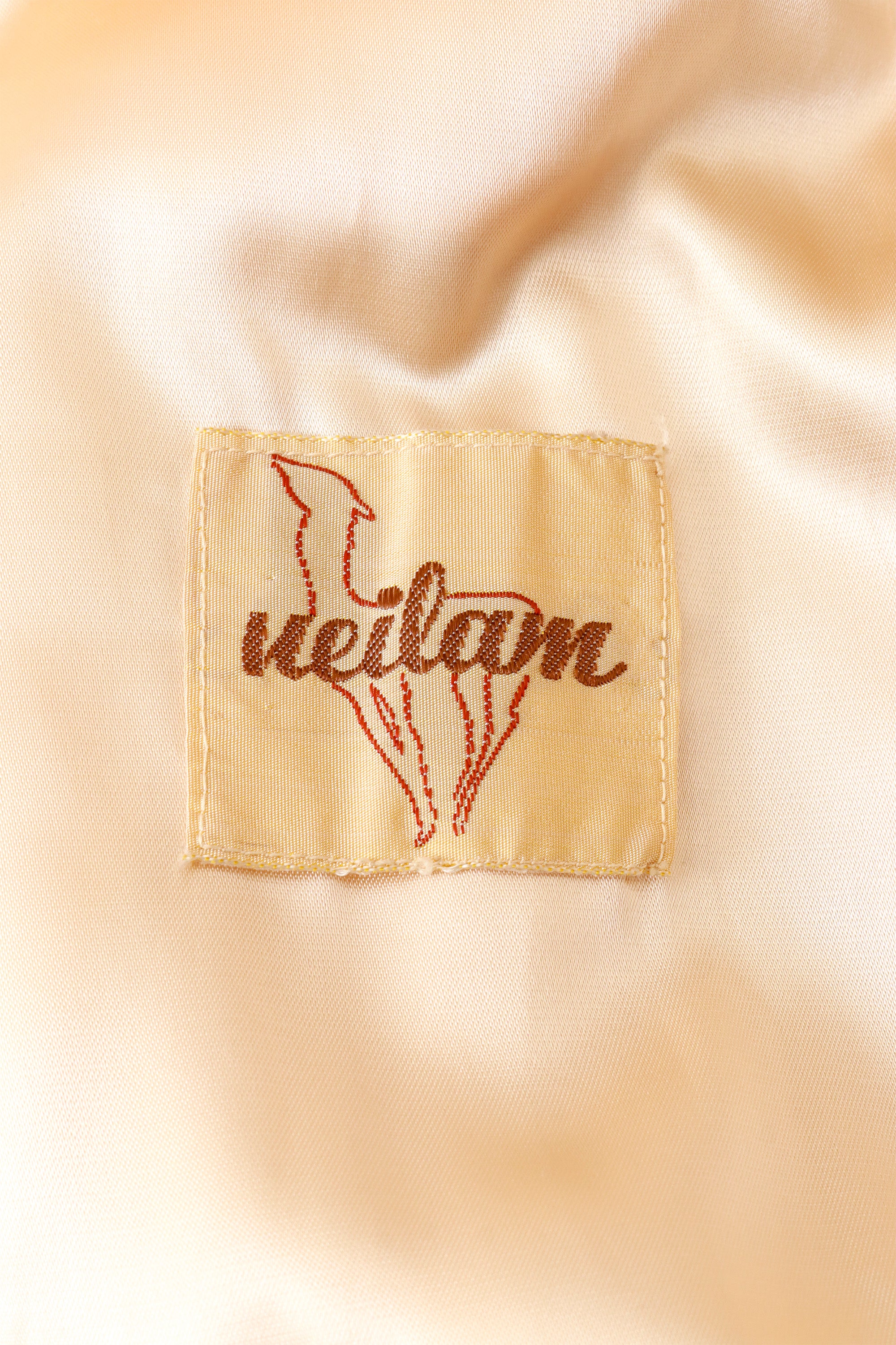 Alpaca fur coat label @ Recess LA