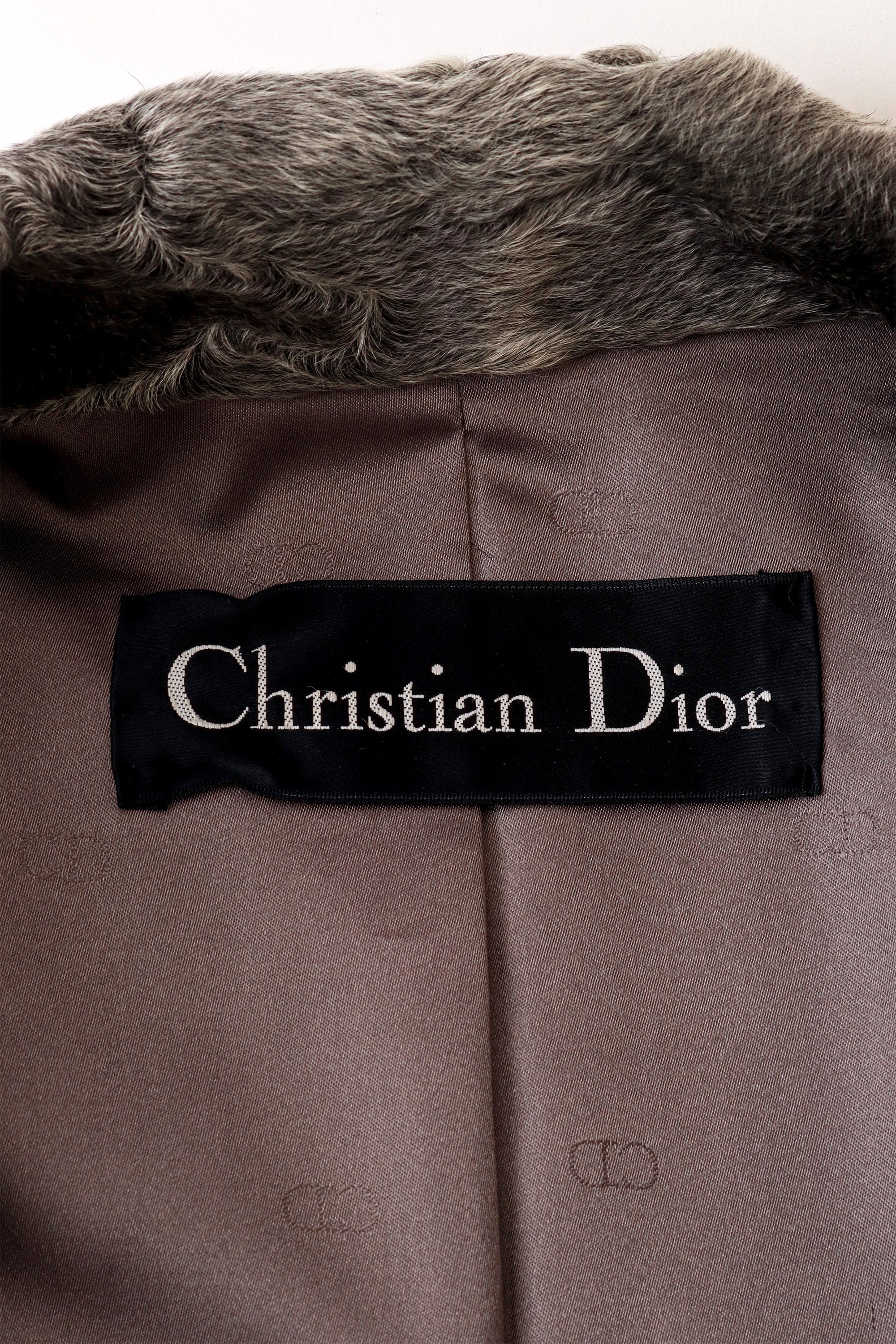 Fur Swing Coat by Christian Dior label @ Recess LA