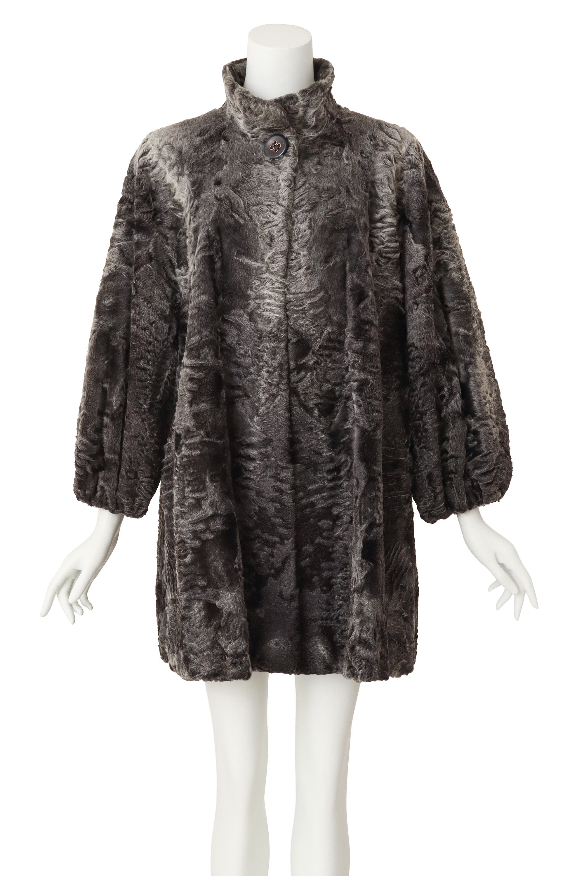 Fur Swing Coat by Christian Dior on mannequin @ Recess LA
