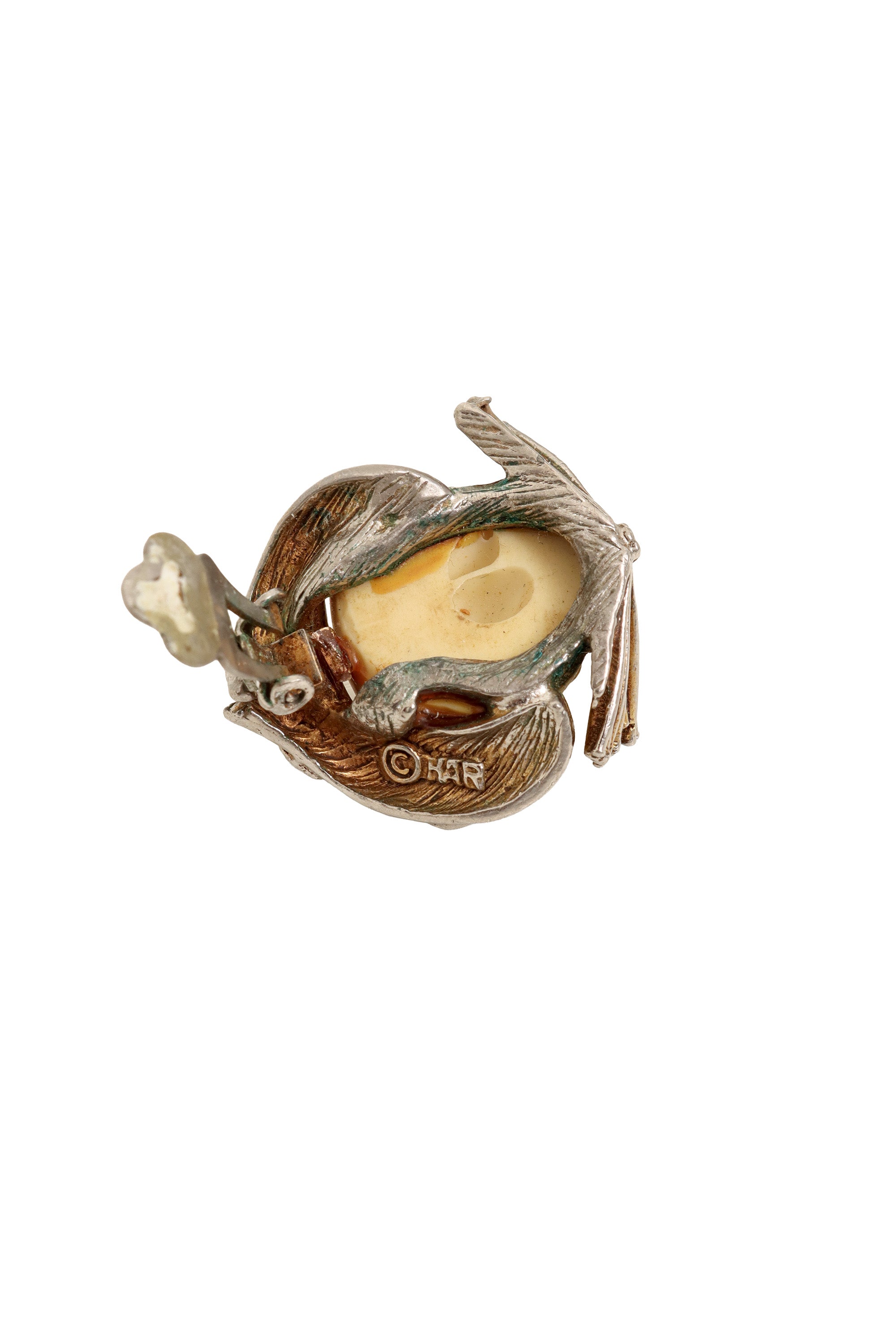 Smiling Buddha Bone Earrings by HAR signature @ Recess LA