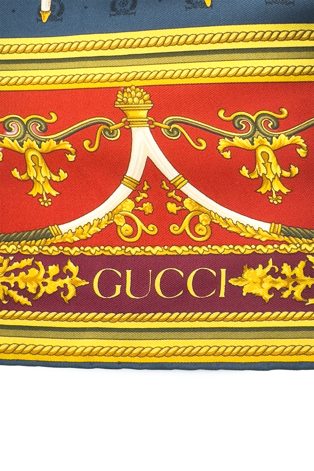 Vintage Gucci Chair Print Silk Scarf – Recess