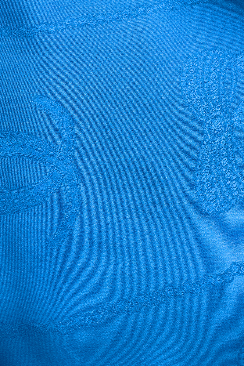 Vintage Cartier Logo & Bow Jacquard Scarf staining @recess la