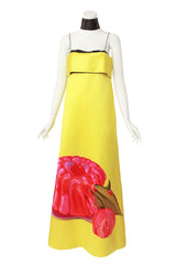 satin gown by Gucci on mannequin @ Recess LA