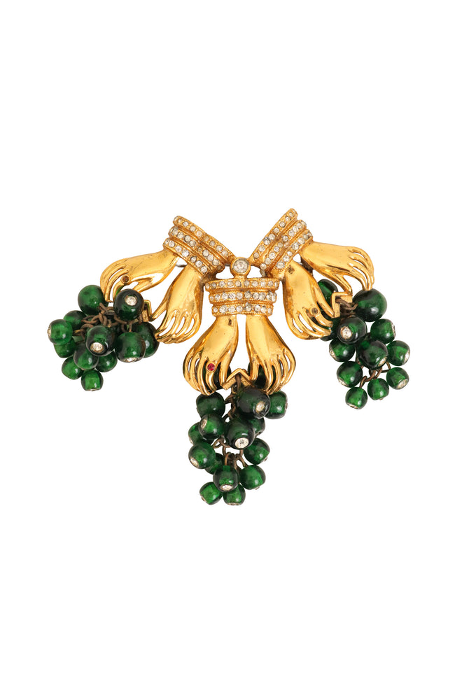 Grapes in Hand Brooch @ Recess LA