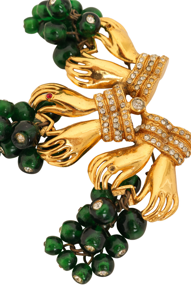 Grapes in Hand Brooch close @ Recess LA