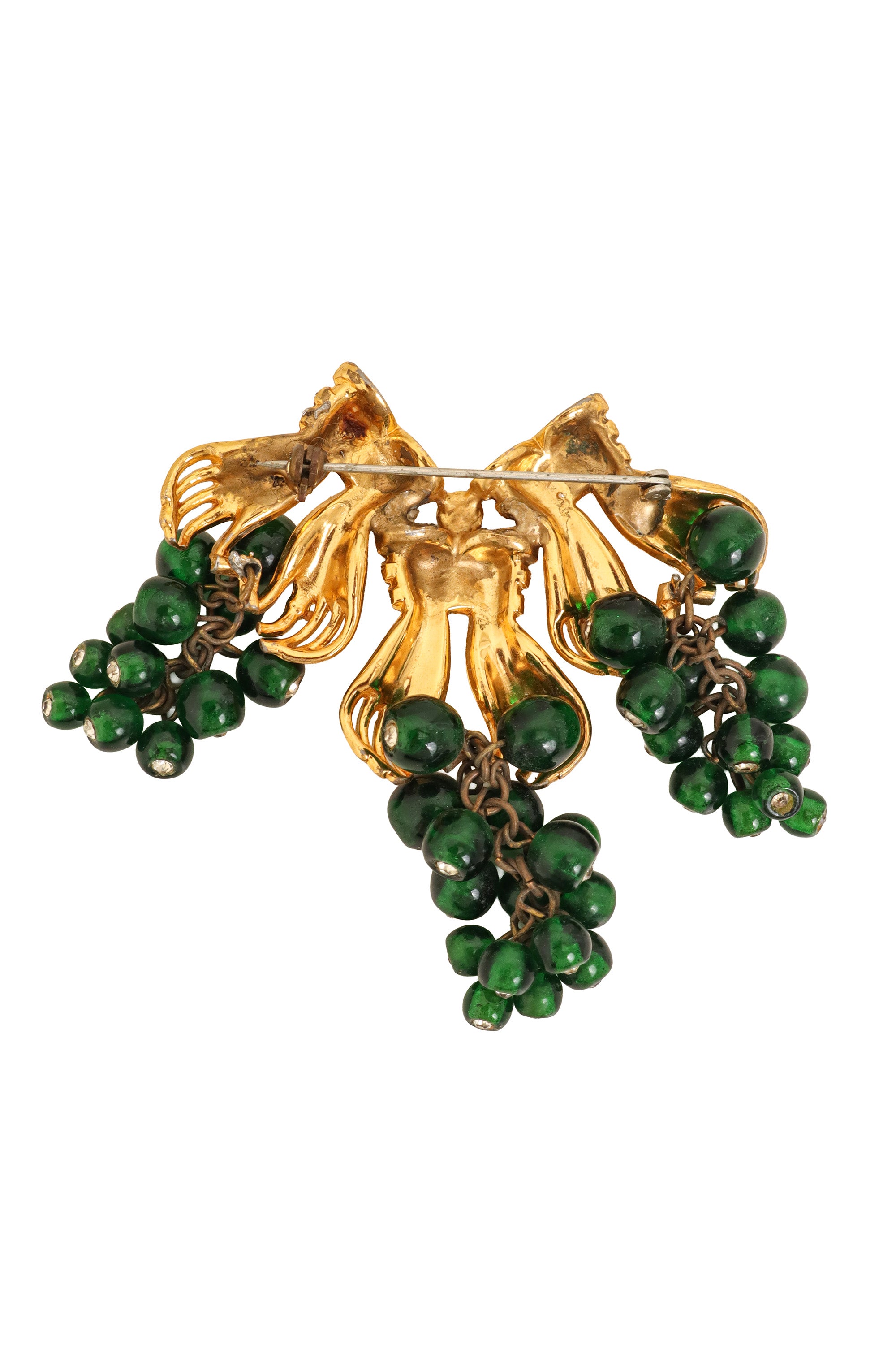 Grapes in Hand Brooch back @ Recess LA