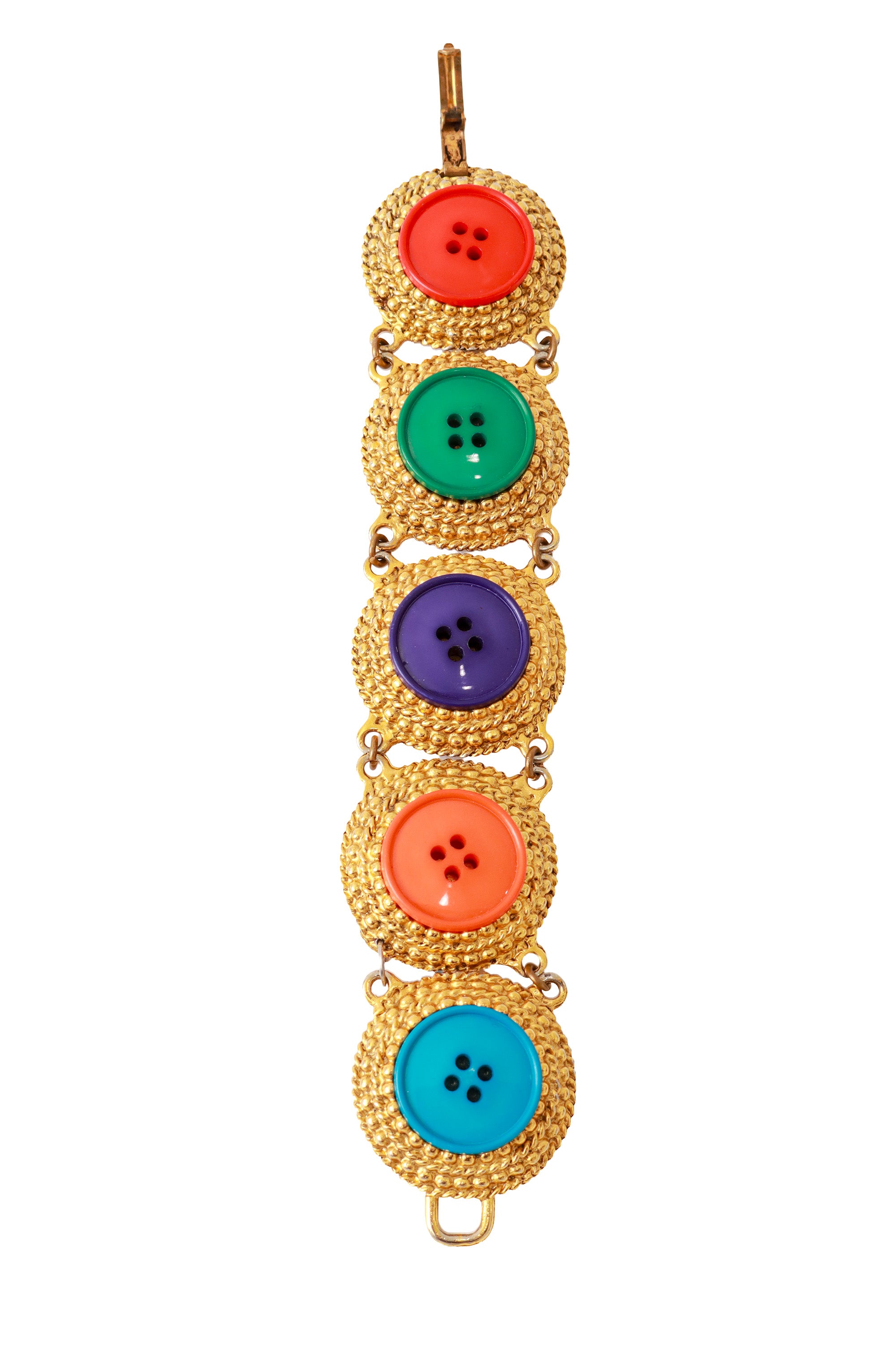 button bracelet by Patrick Kelly straight @ Recess LA