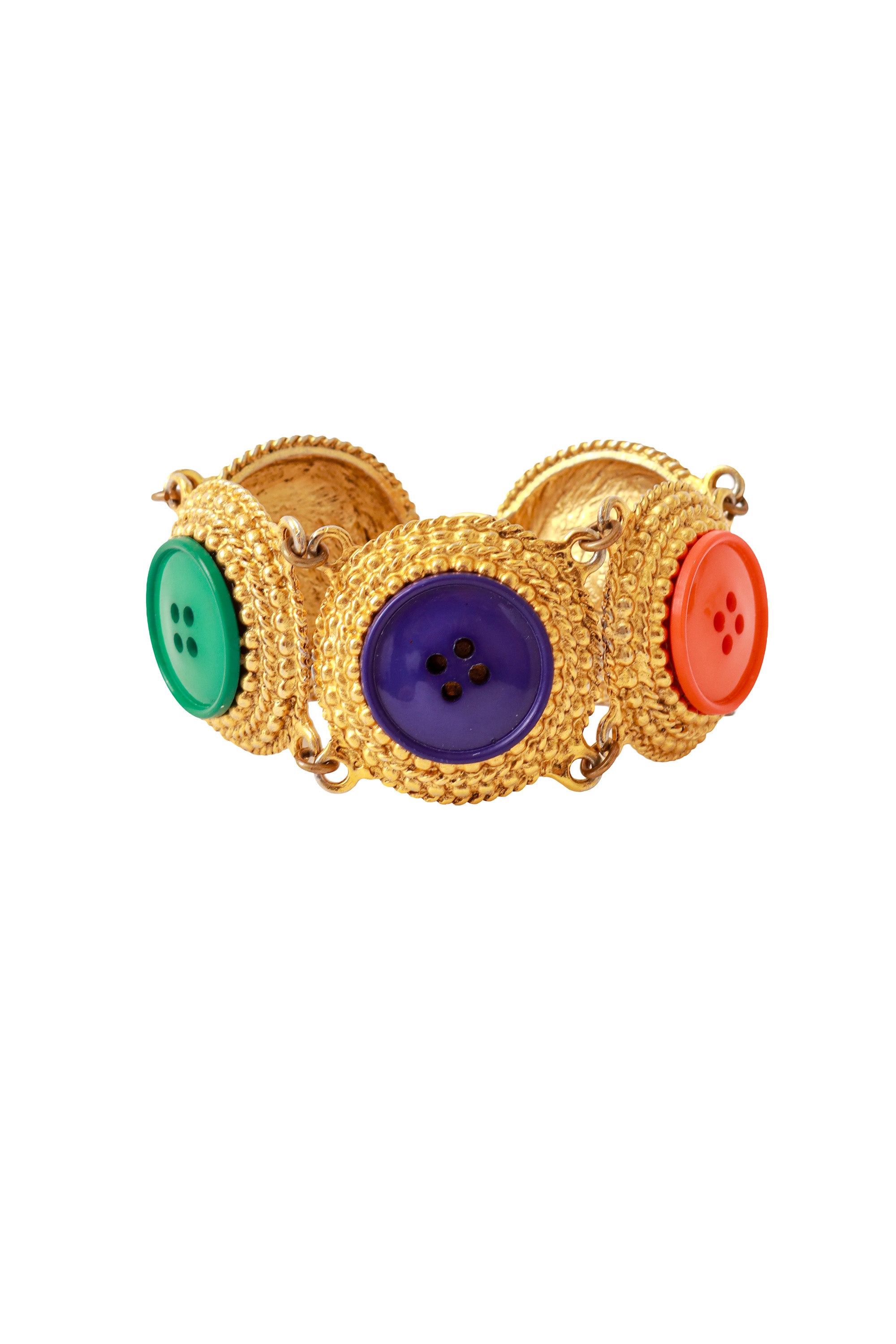 button bracelet by Patrick Kelly @ Recess LA