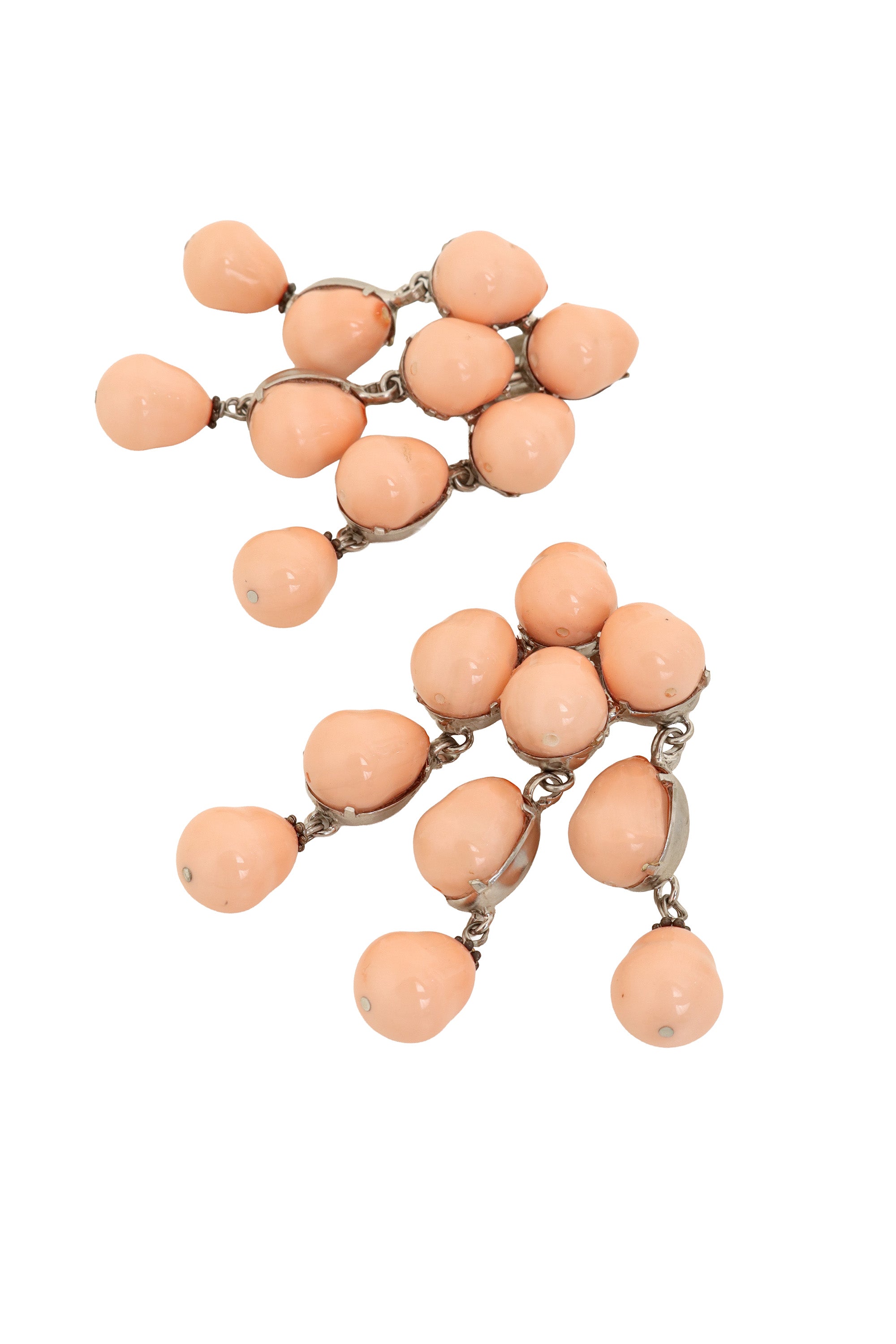 teardrop strand earrings by Siman Tu close @ Recess LA