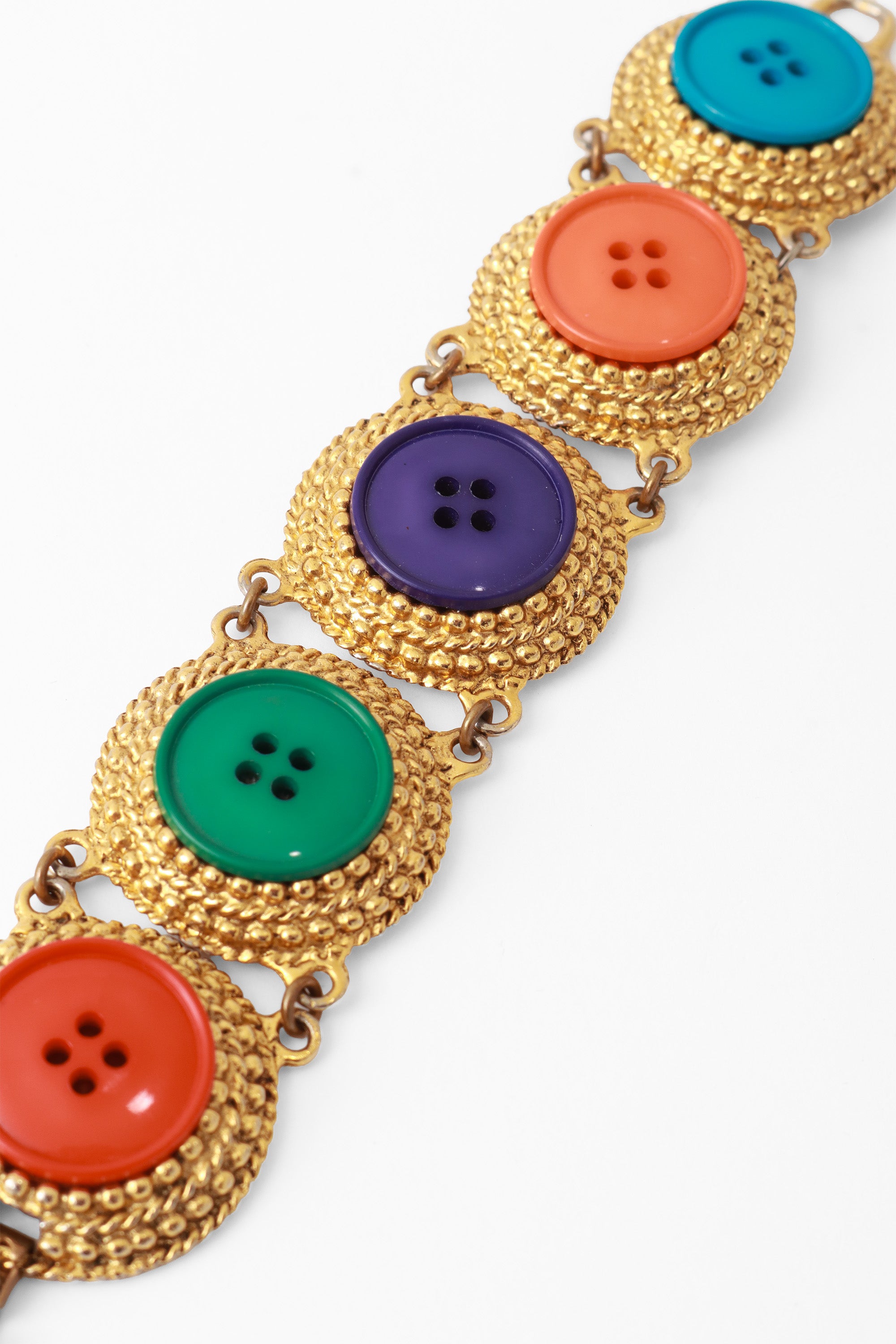 button bracelet by Patrick Kelly close @ Recess LA