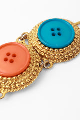 button bracelet by Patrick Kelly miscolored link @ Recess LA