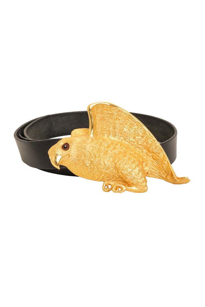 Sculpted Falcon Buckle Belt by Margarita Barrera @ Recess LA