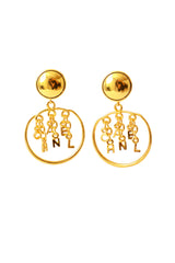 hoop earrings by Chanel @ Recess LA