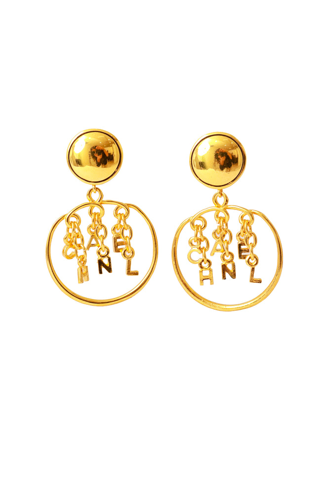 hoop earrings by Chanel @ Recess LA
