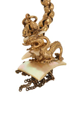  Dragon Tassel Bracelet pendant upright @ Recess LA