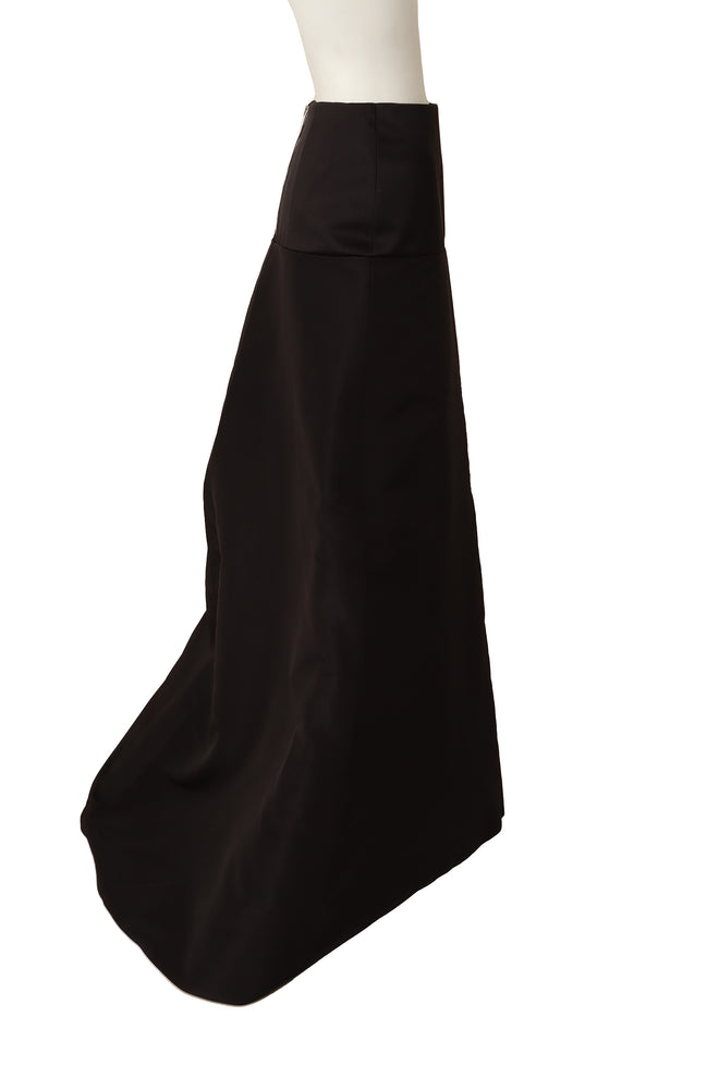 Black ball skirt by Gucci on mannequin side @ Recess LA