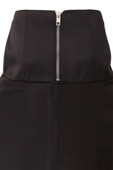Black ball skirt by Gucci back zipper @ Recess LA