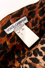 fur hat by Dolce & Gabbana label @ Recess LA