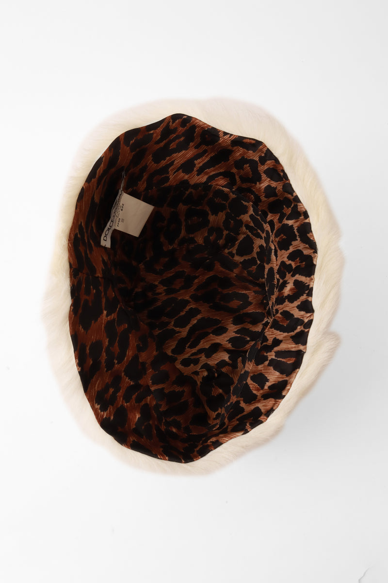 Dolce & Gabbana Brown Fur Women Bucket Hat Womens Dolce & Gabbana Brown Fur Women Bucket Hat – SEYMAYKA main image 3